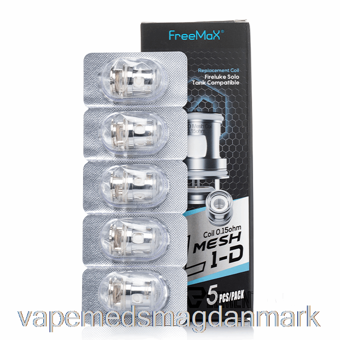 Engangs Vape Danmark Freemax Fireluke Solo Fl Mesh Udskiftningsspoler 0,15ohm Fl1-d Mesh Coils